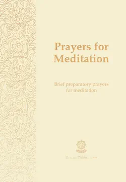 prayers for meditation book cover image