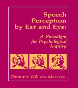 speech perception by ear and eye book cover image