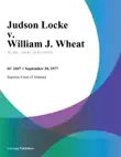 Judson Locke v. William J. Wheat synopsis, comments