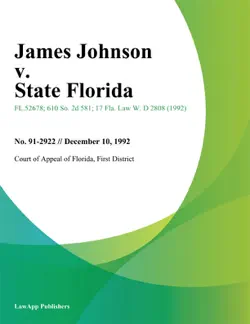 james johnson v. state florida book cover image