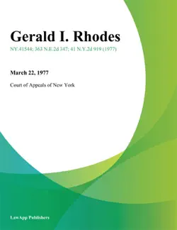 gerald i. rhodes book cover image