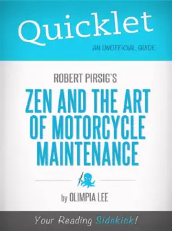 quicklet on zen and the art of motorcycle maintenance by robert pirsig book cover image