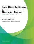 Jose Dias De Souza v. Bruce G. Barber synopsis, comments