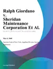 Ralph Giordano v. Sheridan Maintenance Corporation Et Al. synopsis, comments