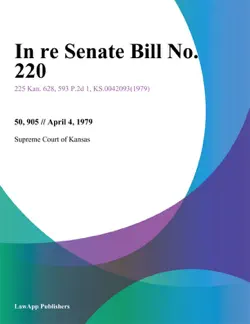 in re senate bill no. 220 book cover image