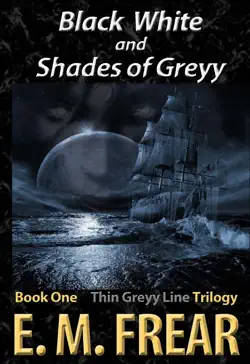 black white and shades of greyy book cover image