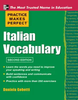 practice makes perfect italian vocabulary book cover image