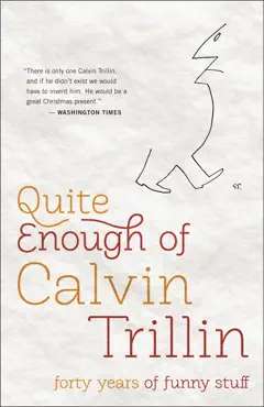 quite enough of calvin trillin book cover image