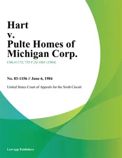 hart v. pulte homes of michigan corp. book cover image