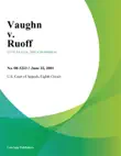 Vaughn v. Ruoff synopsis, comments