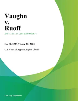 vaughn v. ruoff book cover image