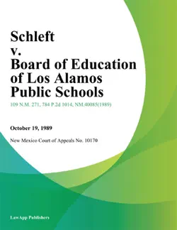 schleft v. board of education of los alamos public schools book cover image
