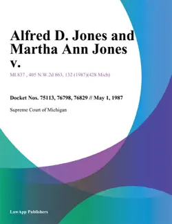 alfred d. jones and martha ann jones v. book cover image