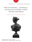 Bliss was It in That Dawn ...': from Phoenix to New Poems 1932-34 (CURNOW, CAXTON AND THE CANON (Part II)) sinopsis y comentarios