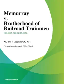 mcmurray v. brotherhood of railroad trainmen book cover image