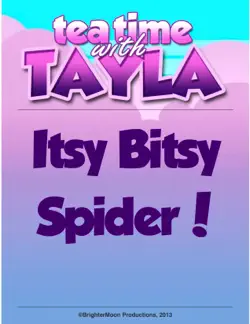 itsy bitsy spider imagen de la portada del libro