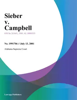 sieber v. campbell book cover image