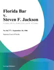 Florida Bar v. Steven F. Jackson synopsis, comments