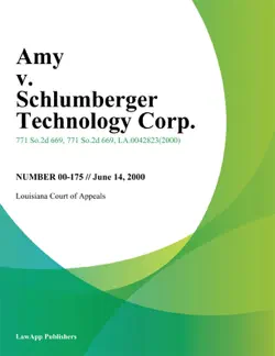 amy v. schlumberger technology corp. book cover image