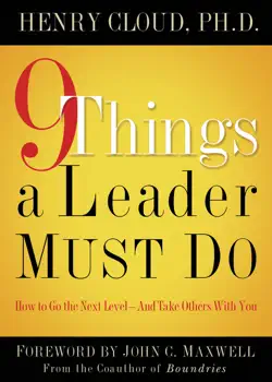 9 things a leader must do book cover image