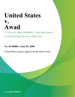 united states v. awad book cover image