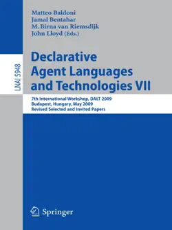 declarative agent languages and technologies vii book cover image