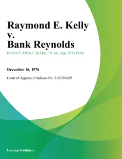raymond e. kelly v. bank reynolds book cover image