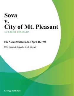 sova v. city of mt. pleasant book cover image
