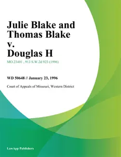 julie blake and thomas blake v. douglas h book cover image