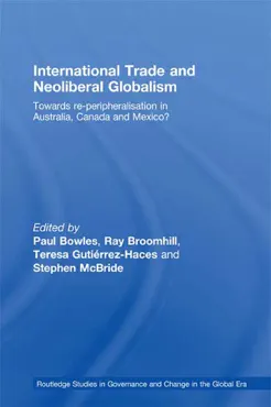 international trade and neoliberal globalism book cover image