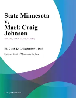 state minnesota v. mark craig johnson book cover image