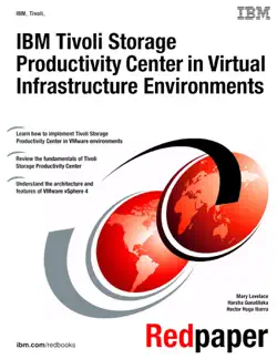 ibm tivoli storage productivity center in virtual infrastructure environments book cover image