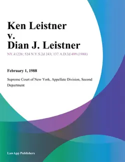 ken leistner v. dian j. leistner book cover image
