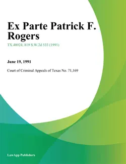 ex parte patrick f. rogers book cover image