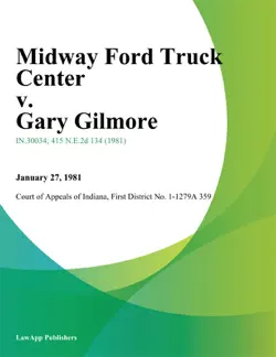 midway ford truck center v. gary gilmore book cover image