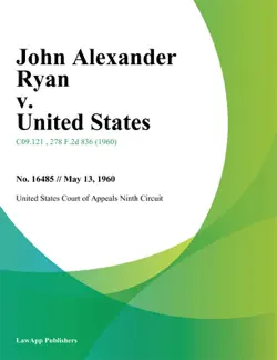john alexander ryan v. united states imagen de la portada del libro