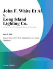 John F. White Et Al. v. Long Island Lighting Co. synopsis, comments