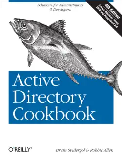 active directory cookbook book cover image