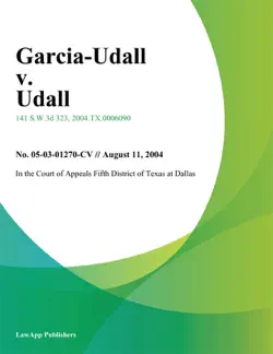 garcia-udall v. udall book cover image
