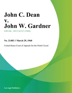 john c. dean v. john w. gardner book cover image