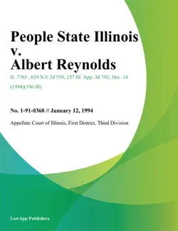 people state illinois v. albert reynolds imagen de la portada del libro