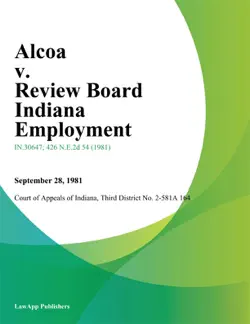 alcoa v. review board indiana employment book cover image