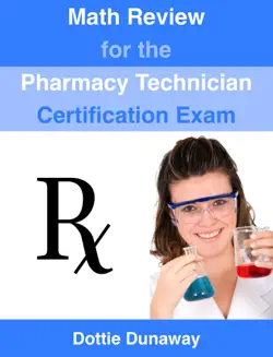 math review for pharmacy technician certification exam book cover image