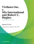 Virdanco Inc. v. Mts International and Robert C. Hughes sinopsis y comentarios