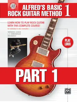 alfred's basic rock guitar 1 - part 1 book cover image