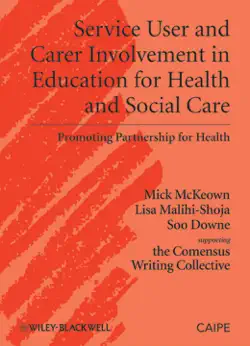 service user and carer involvement in education for health and social care book cover image