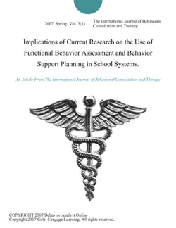 implications of current research on the use of functional behavior assessment and behavior support planning in school systems. book cover image