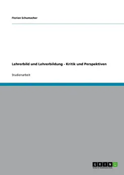 lehrerbild und lehrerbildung imagen de la portada del libro