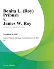 Bonita L. (Roy) Pribush v. James W. Roy sinopsis y comentarios