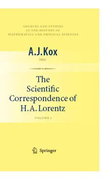 the scientific correspondence of h.a. lorentz book cover image